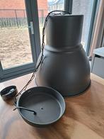 Donkergrijze hanglamp 47 cm industrieel IKEA Hektar, Ophalen, Zo goed als nieuw, Minder dan 50 cm