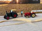 2 Klassieke Siku modellen., Hobby en Vrije tijd, Modelauto's | 1:32, Ophalen of Verzenden, Gebruikt, Tractor of Landbouw, SIKU