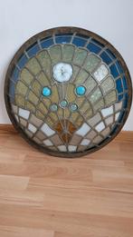 Vintage Glas-in-lood Plafondlamp, Antiek en Kunst, Ophalen