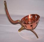 Prachtige antieke koperen kandelaar. Izgs., Antiek en Kunst, Antiek | Koper en Brons, Ophalen of Verzenden, Koper