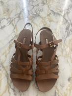 Ecco sandalen maat 40, Kleding | Dames, Schoenen, Verzenden, Zo goed als nieuw, Bruin, Sandalen of Muiltjes