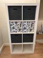 IKEA Kallax kast - wit - 6 vakken, Huis en Inrichting, Kasten | Boekenkasten, Ophalen, Met plank(en), Kunststof, Gebruikt