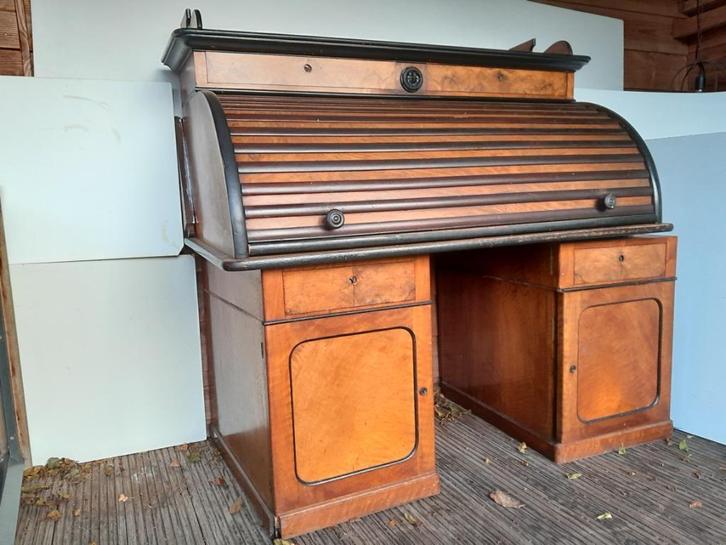 secretaire vintage bureau schrijftafel, Huis en Inrichting, Kasten | Secretaires, Gebruikt, Ophalen