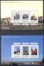 2 persoonlijke vellen steden heden / verleden - arnhem, Postzegels en Munten, Postzegels | Nederland, Ophalen of Verzenden, Na 1940