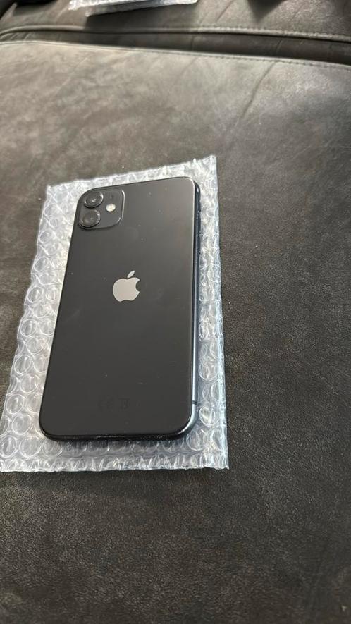 iPhone 11 zwart – 64GB – Krasvrij & Nieuwe Batterij, Telecommunicatie, Mobiele telefoons | Samsung, Gebruikt, Zonder abonnement