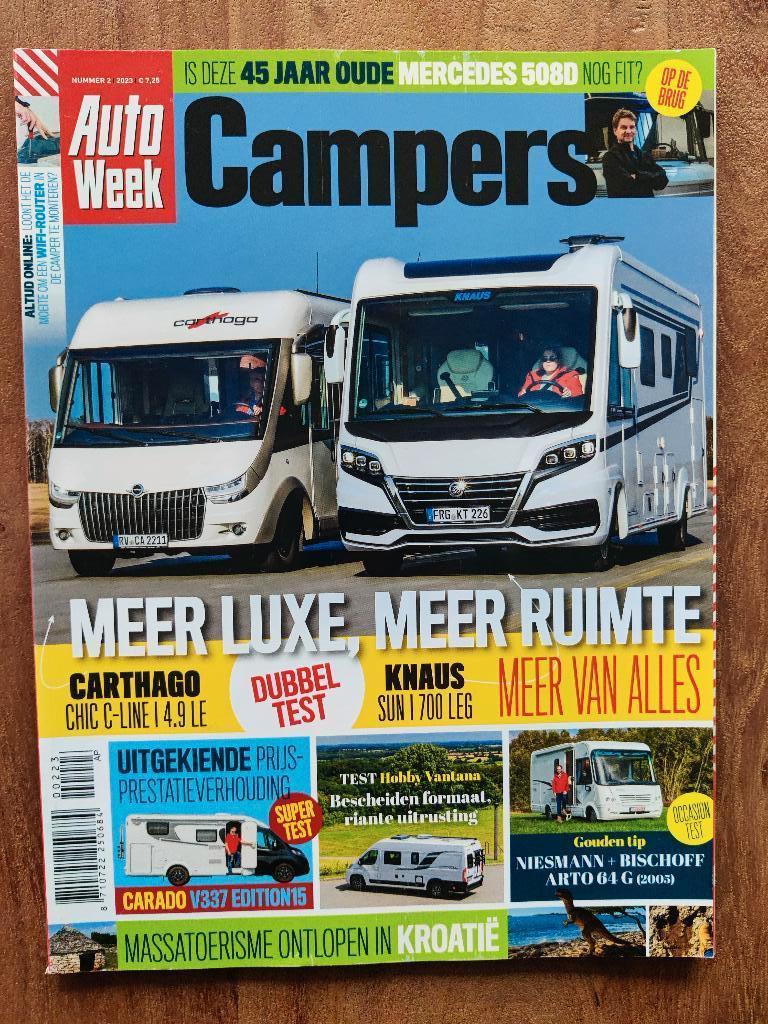 5 Camper Autoweek tijdschriften (2022 en 2023), Boeken, Tijdschriften en Kranten, Ophalen of Verzenden, Zo goed als nieuw, Sport en Vrije tijd