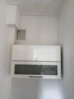 Hoogglans wandkast, Huis en Inrichting, Ophalen, Zo goed als nieuw, Minder dan 150 cm, Minder dan 100 cm