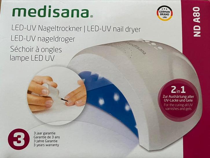 Medisana LED-UV lamp/nageldroger, Sieraden, Tassen en Uiterlijk, Uiterlijk | Lichaamsverzorging, Nieuw, Overige typen, Verzenden