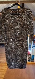 So Saire Luipaardprint Jurk Maat M, Maat 38/40 (M), Bruin, So Saire, Ophalen of Verzenden