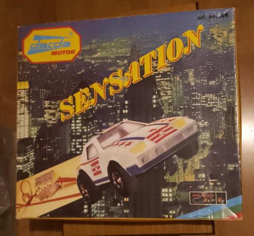 Darda Sensation - Art.No.144 - RARE VINTAGE DARDA SET!!, Kinderen en Baby's, Speelgoed | Racebanen, Gebruikt, Racebaan, Opwindmechanisme