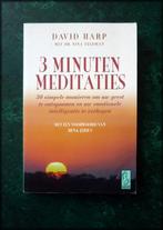 3 MINUTEN MEDITATIES - David Harp - 30 simpele manieren om u, Boeken, Verzenden, Zo goed als nieuw, Meditatie of Yoga, Achtergrond en Informatie