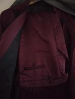 Bordeaux Rood/zwart 3 delig pak maat 4xl, Kleding | Heren, Kostuums en Colberts, Onbekend, Nieuw, Overige maten, Ophalen of Verzenden