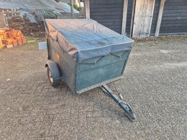 Nette kleine aanhanger/bagagewagen afsluitbaar., Auto diversen, Aanhangers en Bagagewagens, Gebruikt, Ophalen