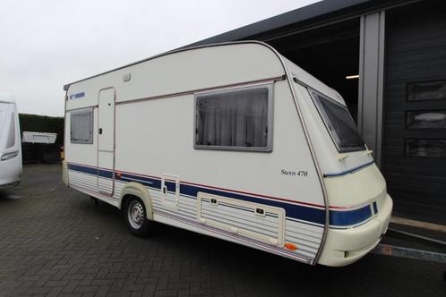 Te koop Wilk 470 Stern, Caravans en Kamperen, Caravans, Bedrijf, tot en met 4, 1000 - 1250 kg, Rondzit, Wilk, Dwarsbed, Fietsenrek