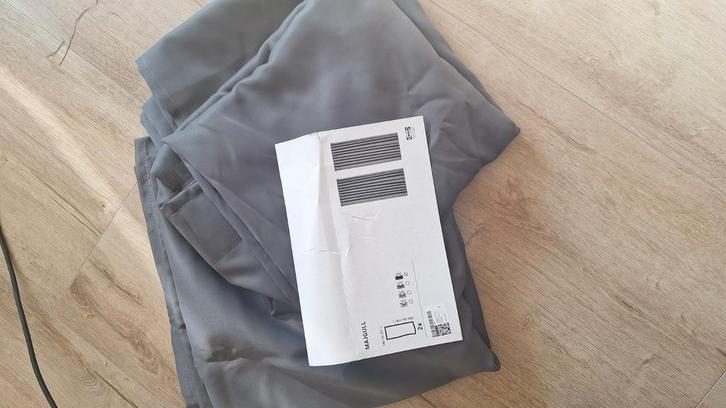 Ikea Majgull grijs antraciete gordijnen, Huis en Inrichting, Stoffering | Gordijnen en Lamellen, Nieuw, 200 cm of meer, 100 tot 150 cm
