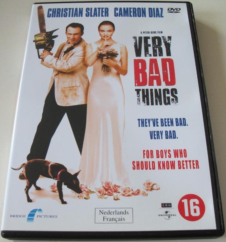 Dvd *** VERY BAD THINGS *** They've been bad. Very bad., Cd's en Dvd's, Dvd's | Komedie, Zo goed als nieuw, Actiekomedie, Vanaf 16 jaar