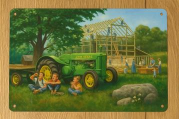 Wandbord John Deere beschikbaar voor biedingen