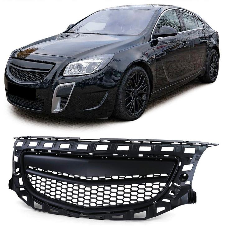 Embleemloze Grill Zwart OPC Look Voor Opel Insignia, Auto diversen, Tuning en Styling, Ophalen of Verzenden