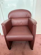 Mooie Bordeaux rode leren stoel., Huis en Inrichting, Stoelen, Ophalen, Nieuw, Leer, Eén