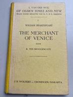 The merchant of Venice ,William Shakespeare, Boeken, Kunst en Cultuur | Dans en Theater, Gelezen, K.ten Bruggencate, Ophalen of Verzenden