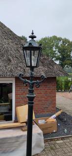 Gietijzeren lantaarn, Tuin en Terras, Buitenverlichting, Ophalen, Gebruikt, Staande lamp, Netvoeding