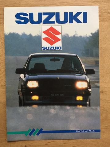 Autofolder/Brochure Suzuki 1983 beschikbaar voor biedingen