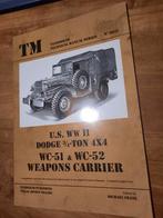 Tankograd Technical Manual US WWII nr 6031 Dodge WC51 WC52, Ophalen of Verzenden