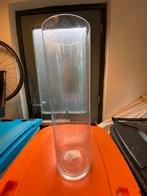 Cilindervaas glas, Huis en Inrichting, Minder dan 50 cm, Glas, Gebruikt, Ophalen