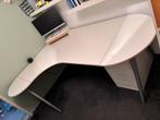 IKEA hoekbureau Galant wit, Ophalen, In hoogte verstelbaar, Zo goed als nieuw