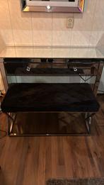 sidetable en bij passend bankje 120x80x40., Huis en Inrichting, Tafels | Sidetables, 100 tot 150 cm, Ophalen of Verzenden, Zo goed als nieuw