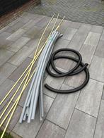 Elektra buizen + 13 stuks isolatie buizen, Ophalen, Zo goed als nieuw, Pvc, 80 mm of meer