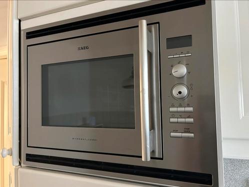 AEG Combimagnetron, Witgoed en Apparatuur, Magnetrons, Zo goed als nieuw, Inbouw, 45 tot 60 cm, Oven, Draaiplateau, Ophalen