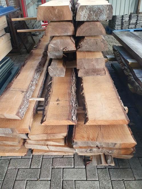 Schaaldelen boomstamplank booschors natuurlijk vensterbank, Tuin en Terras, Palen, Balken en Planken, Zo goed als nieuw, Planken