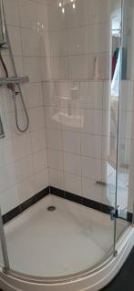 Kwart ronde douchecabine 90 x 90 cm zonder douche bak, Ophalen, Gebruikt