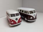 Modelauto's 2x VOLKSWAGEN Bus T1 Welly / Kinsmart, Ophalen of Verzenden, Nieuw, Bus of Vrachtwagen