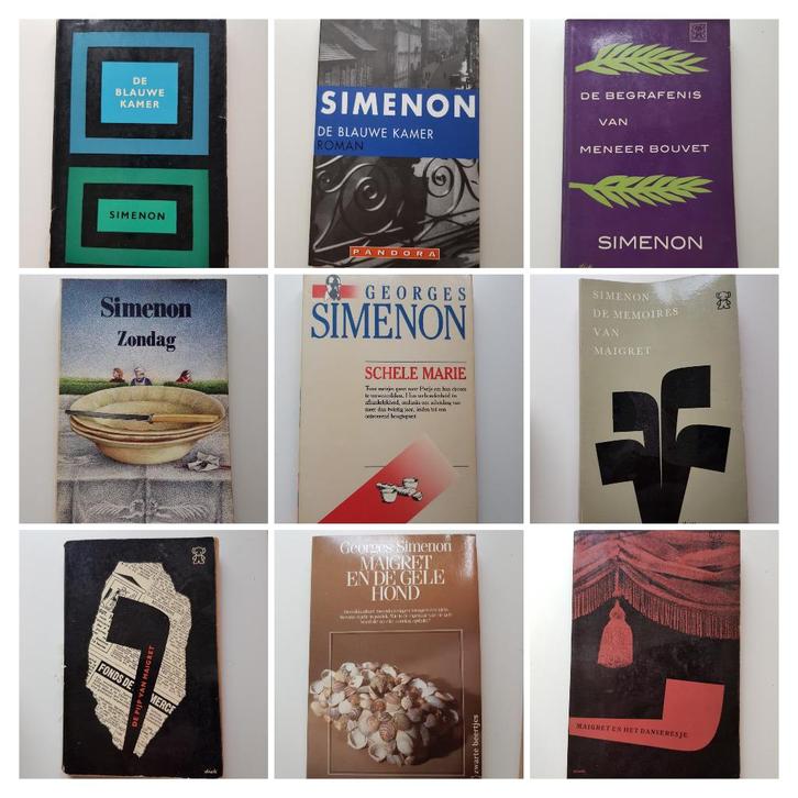 Simenon, Maigret, Boeken, Detectives, Verzenden