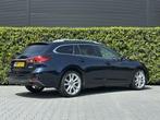 Mazda 6 Sportbreak 2.5 GT-M 192PK AUTOMAAT, NAVI, ECC-AIRCO,, Stof, Gebruikt, Zwart, Onderhoudsboekje