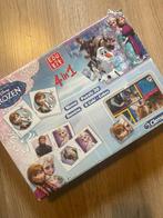 Frozen 4-in-1 Spel: Puzzel, Memo, Domino, Cubes, Ophalen of Verzenden, Meer dan 50 stukjes, Gebruikt, 4 tot 6 jaar