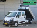 Opel Movano 140PK 3 zijdige Kipper Dubbel Cabine Airco Cruis, Stof, Euro 6, 4 cilinders, 7 stoelen