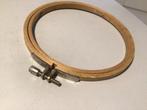 oude houten borduurring, vintage, borduren, Hobby en Vrije tijd, Borduren en Borduurmachines, Ophalen, Gebruikt, Handborduren
