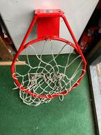 Basketbal Ring staal rood wit net diameter 45 cm, Sport en Fitness, Basketbal, Ophalen, Gebruikt, Ring, Bord of Paal