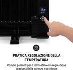 Olieradiator oneConcept Wallander elektrische verwarming, Ophalen, Zo goed als nieuw