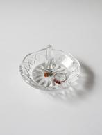 Vintage ringhouder catch-all geperst glas kristal, Antiek en Kunst, Ophalen of Verzenden