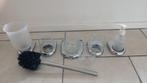 toiletborstelhouder spoelbekerhouder zeepdispenser sanitair, Ophalen of Verzenden, Nieuw, Overige kleuren, Overige typen
