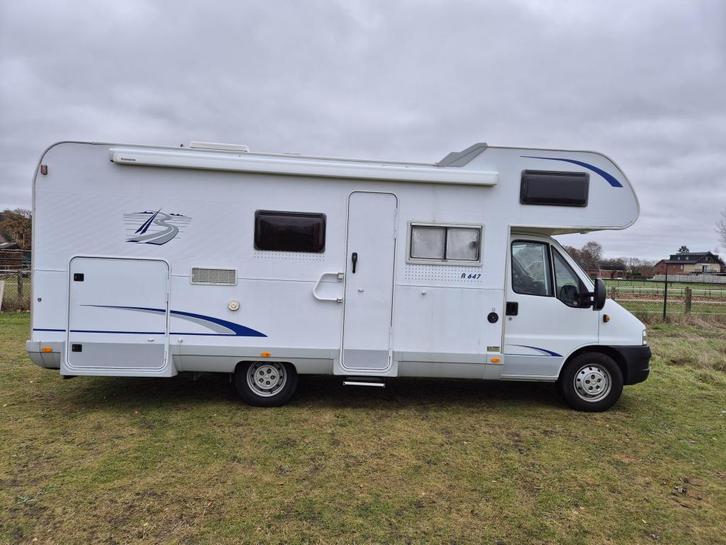 Bürstner A 647 Fiat 2.8 128PK 6 pers XXL berging TV, Caravans en Kamperen, Campers, Bedrijf, tot en met 5, Bürstner, Fiat, Diesel