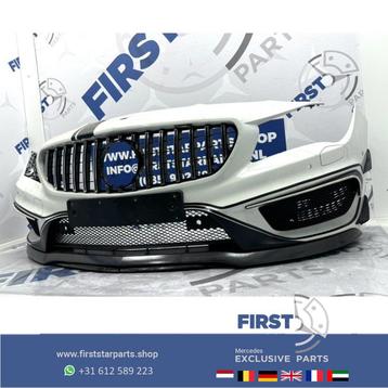 W117 CLA45 45 AMG VOORBUMPER ZWART WIT GRIJS COMPLEET + AMG  beschikbaar voor biedingen