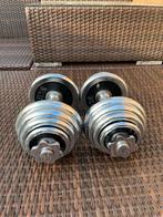 Verstelbare Dumbbell Set – Totaal tot 30 KG, Sport en Fitness, Ophalen, Gebruikt, Rug, Dumbbell