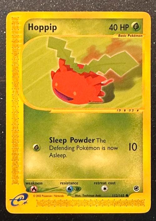 Hoppip #112 Pokemon Expedition, Hobby en Vrije tijd, Verzamelkaartspellen | Pokémon, Zo goed als nieuw, Losse kaart, Verzenden