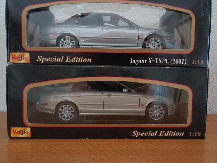 Jaguar S-type  X-type 1999-2001 Maisto NEW OVP 2 voor €49,95, Hobby en Vrije tijd, Modelauto's | 1:18, Nieuw, Auto, Maisto, Ophalen of Verzenden