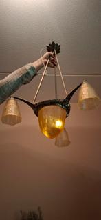 Art deco lamp lustre Degue Maynadier antiek, Antiek en Kunst, Ophalen